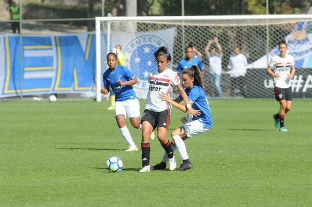 Cruzeiro e São Paulo ficaram no empate por 1 a 1 na finalíssima do Brasileiro Feminino A2