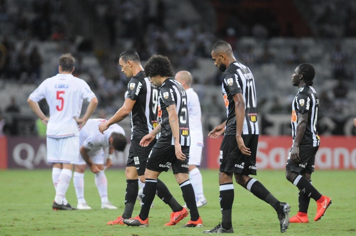 Fotos do primeiro tempo do duelo entre Atltico e Nacional do Uruguai, no Mineiro, pelo Grupo E da Copa Libertadores