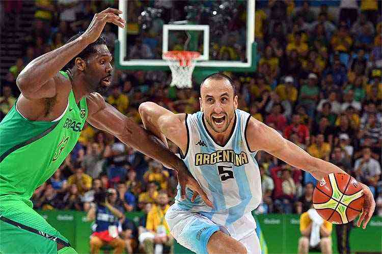 Após duas prorrogações, Argentina vence o Brasil no basquete