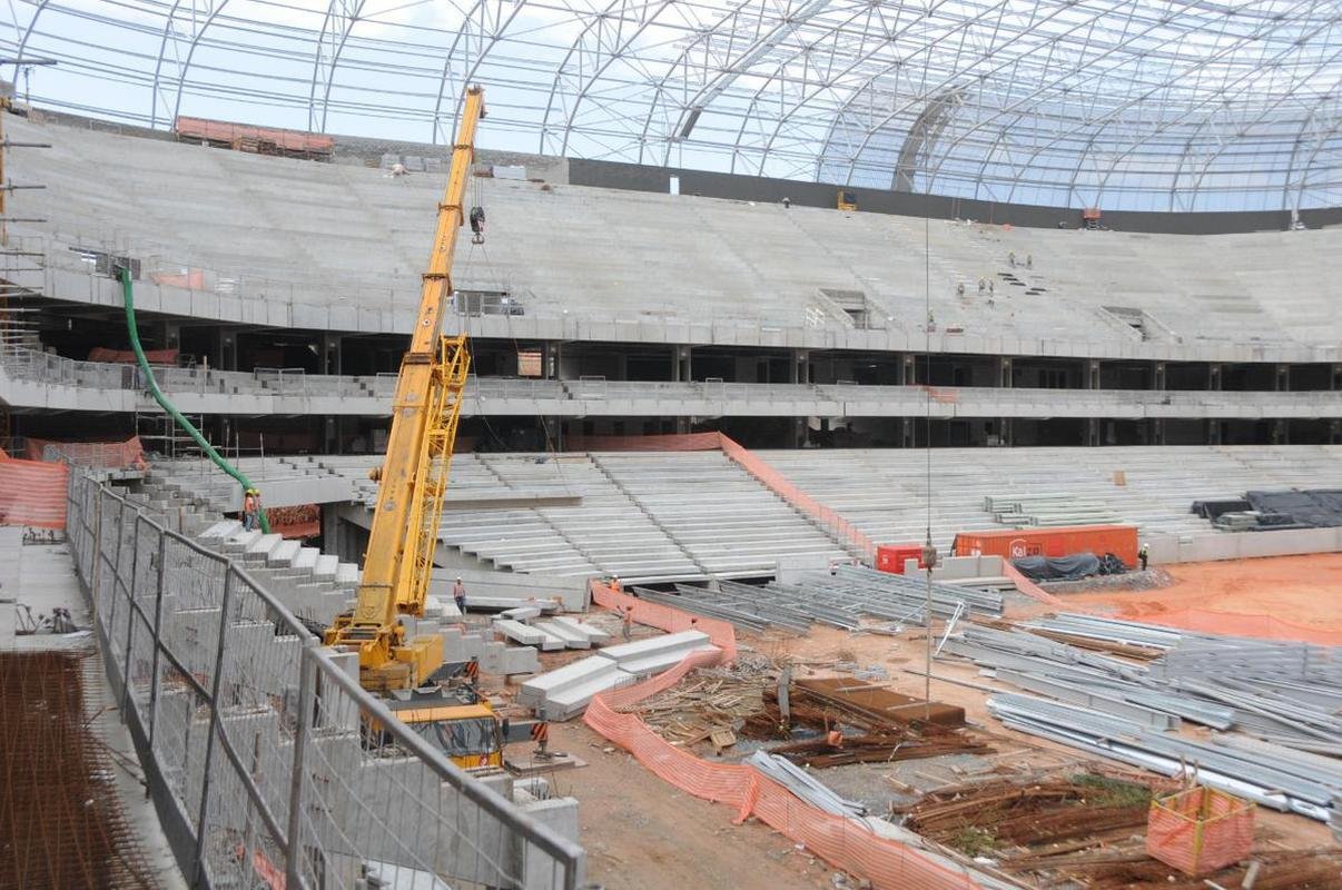 Fotos da Arena MRV nesta sexta-feira (6)