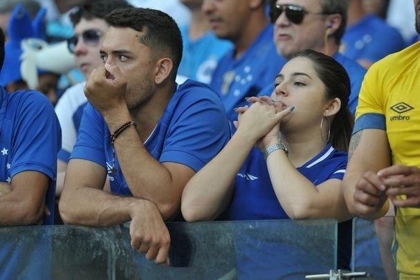 Fotos do jogo entre Cruzeiro e So Paulo