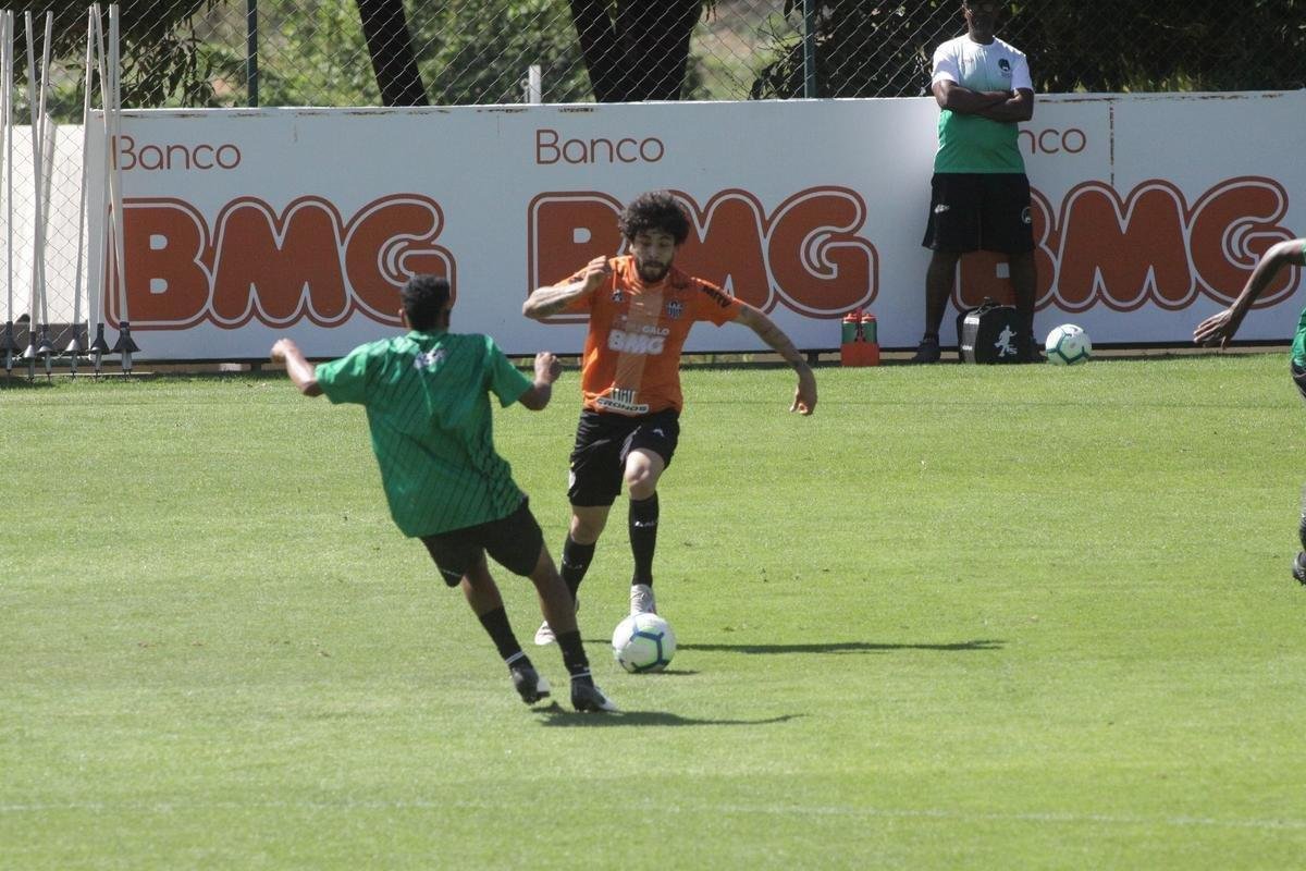 Fotos do jogo treino entre Atltico e Inter de Minas