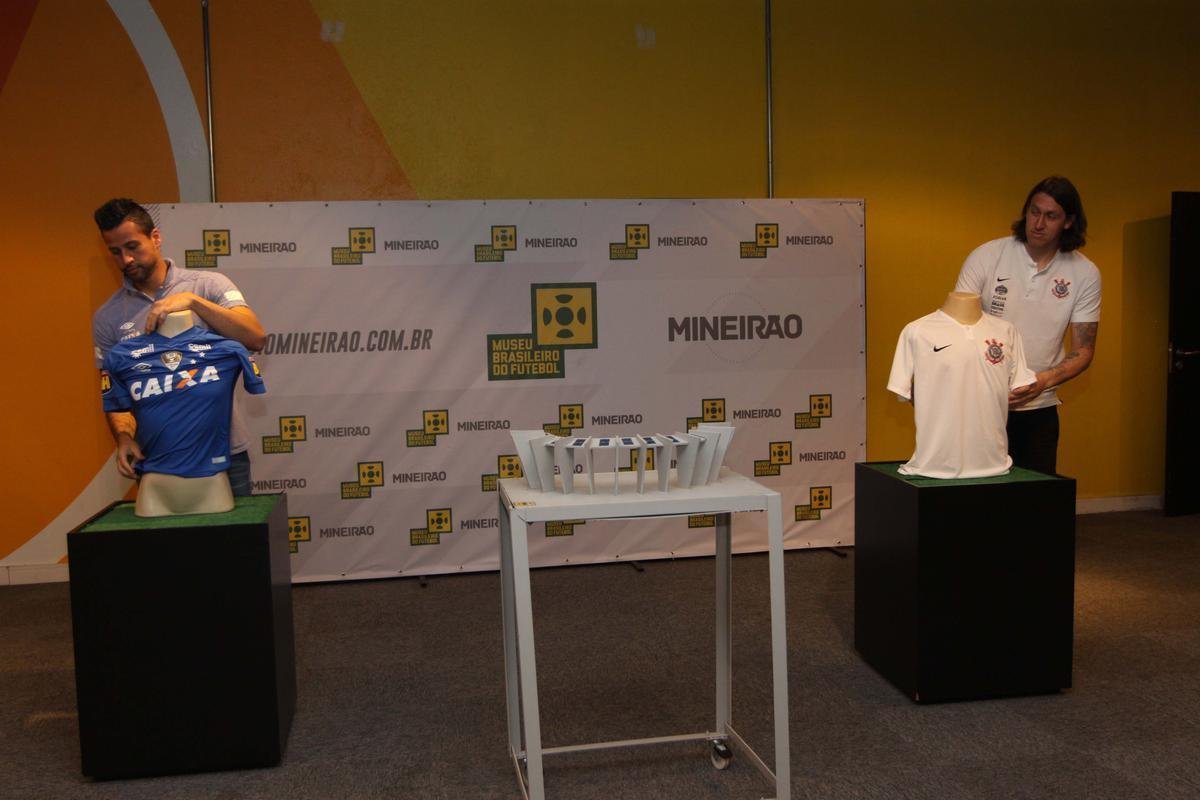 Fbio e Cssio concederam entrevista coletiva no Mineiro 