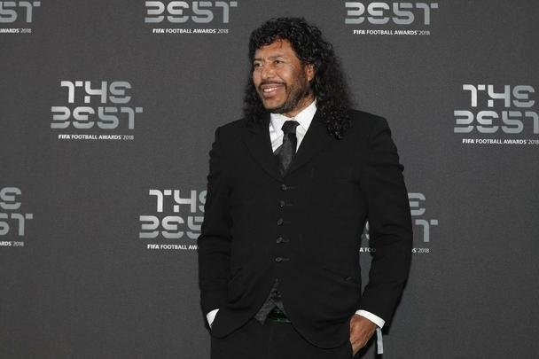 O ex-goleiro colombiano Rene Higuita 