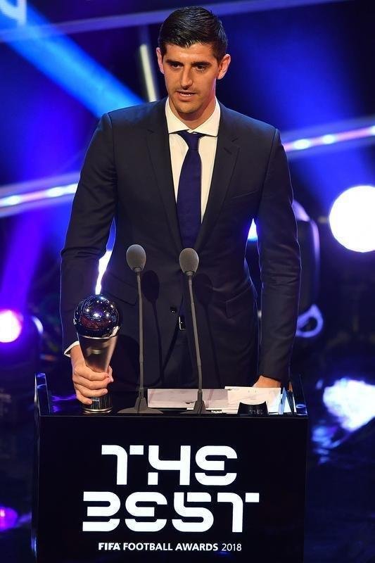 Melhor goleiro - Thibaut Coutois, destaque da Blgica,  eleito melhor goleiro da temporada.
