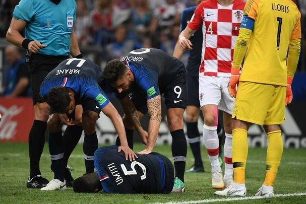 Fotos da final da Copa do Mundo, entre Frana e Crocia, em Moscou 