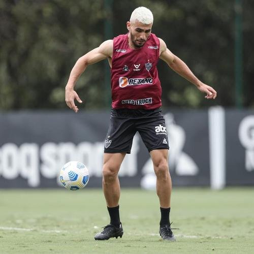 Treinamento do Atlético neste sábado, após o título brasileiro