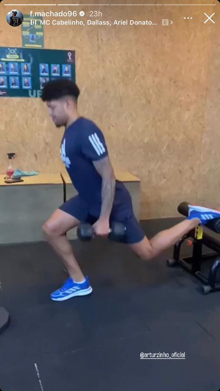 Filipe Machado também se mantém focado nos treinos durante o período de descanso