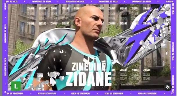 Craque francs Zinedine Zidane, hoje treinador do Real Madrid