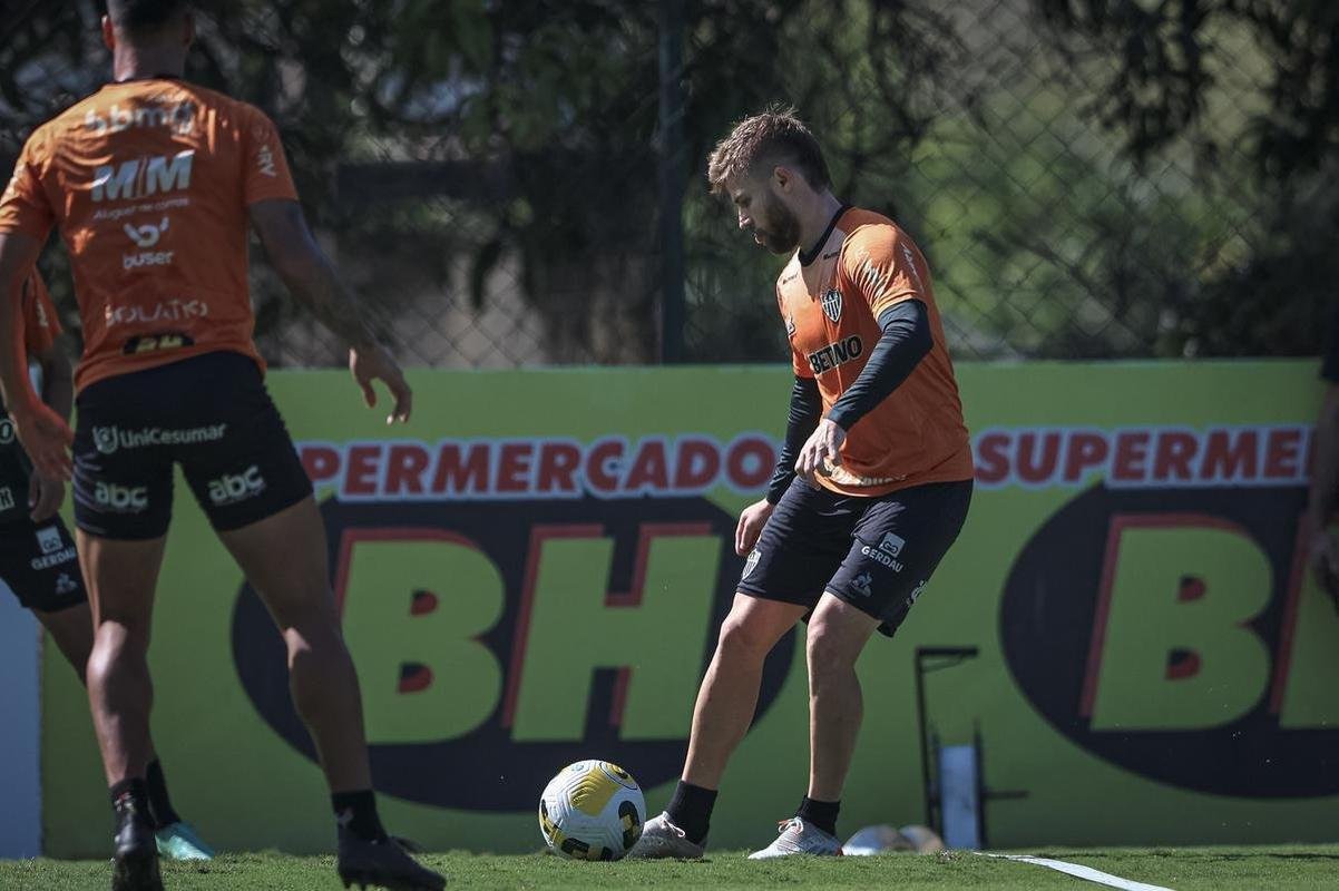 O Atltico fez um treino ttico, na manh desta quinta-feira (2), para a deciso com o Palmeiras pelo Campeonato Brasileiro.