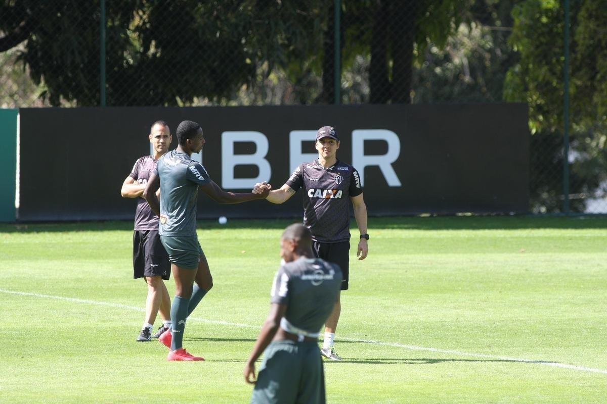 Atltico encerra preparao na Cidade do Galo para partida contra Grmio, pelo Campeonato Brasileiro