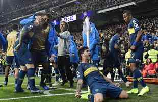 Boca Juniors abriu vantagem no primeiro tempo, com gol de Benedetto