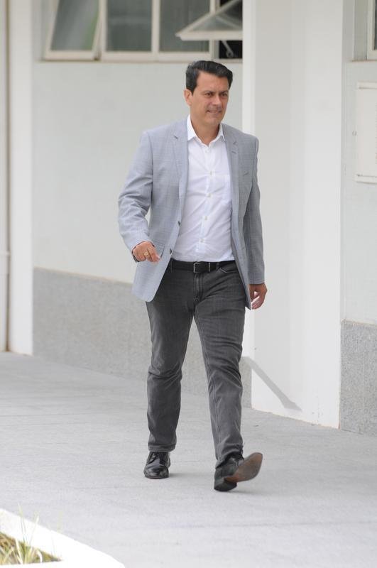 Fotos da apresentao do lateral-esquerdo Guilherme Arana ao Atltico, na Cidade do Galo. Jogador de 22 anos assinou contrato de emprstimo at meados de 2021