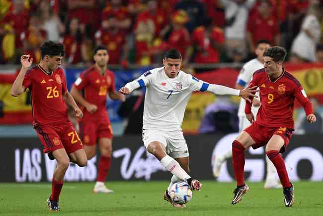 7 a 0! Espanha atropela Costa Rica e aplica a maior goleada da Copa do Mundo