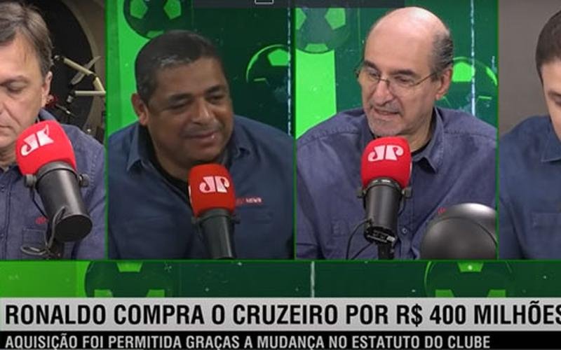 Vampeta aposta que Ronaldo será o garoto-propaganda no Cruzeiro, à frente de investimento de terceiros no clube