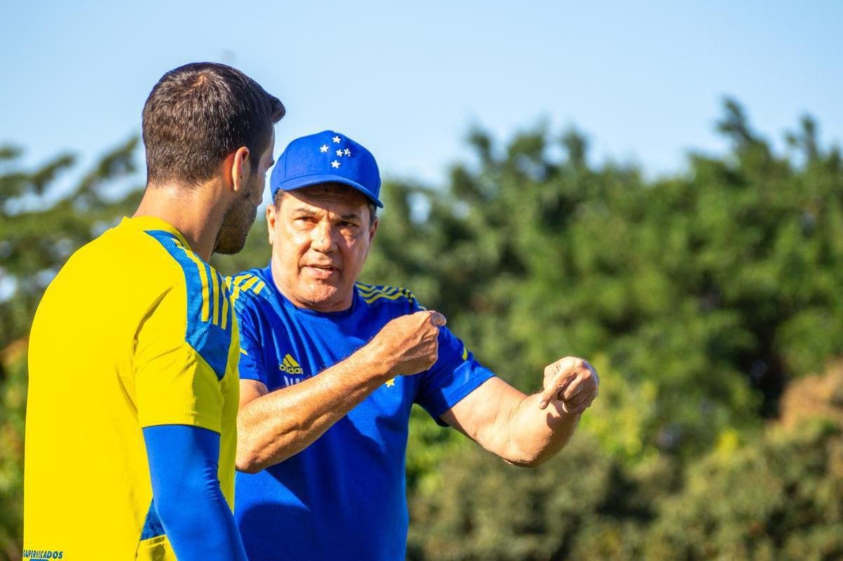 Fotos do treino do Cruzeiro desta sexta-feira, 3 de setembro, na Toca da Raposa II