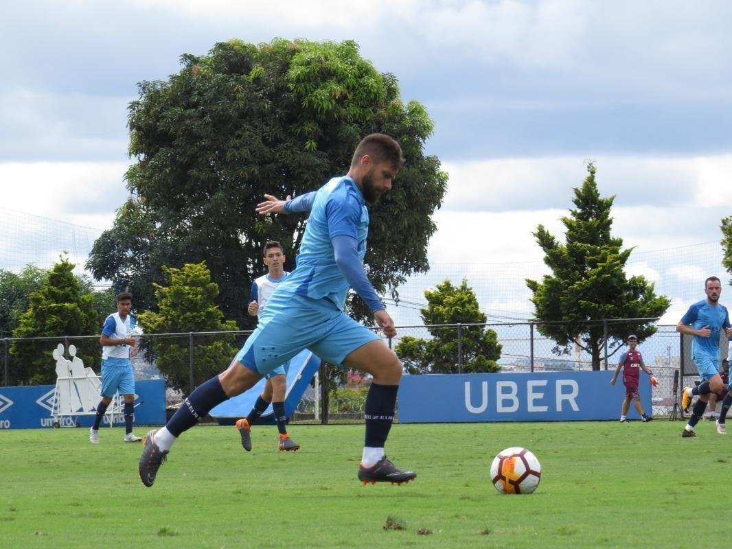 Fotos da reapresentao do Cruzeiro nesta segunda-feira (Matheus Adler/EM D.A Press)
