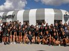Arena MRV recebe visita do time feminino do Atltico; veja fotos e vdeo