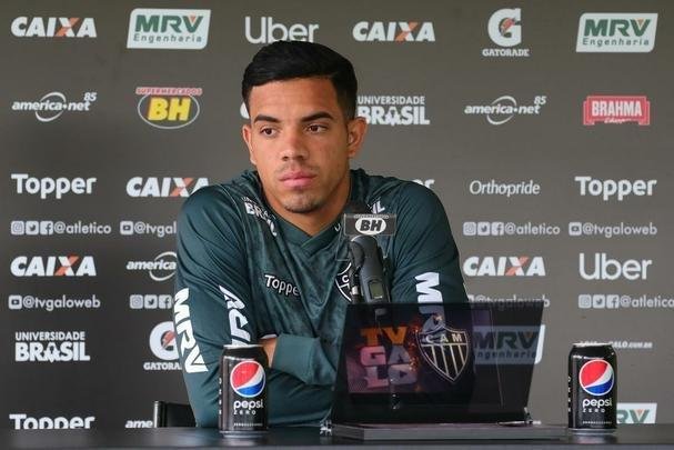 Atltico treinou sob chuva intensa na Cidade do Galo nesta quinta-feira  tarde