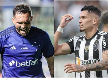 Hugão, representante do Cruzeiro no Alterosa Esporte desta segunda-feira (13/2), presentou e provocou Fael Lima, comentarista do Atlético