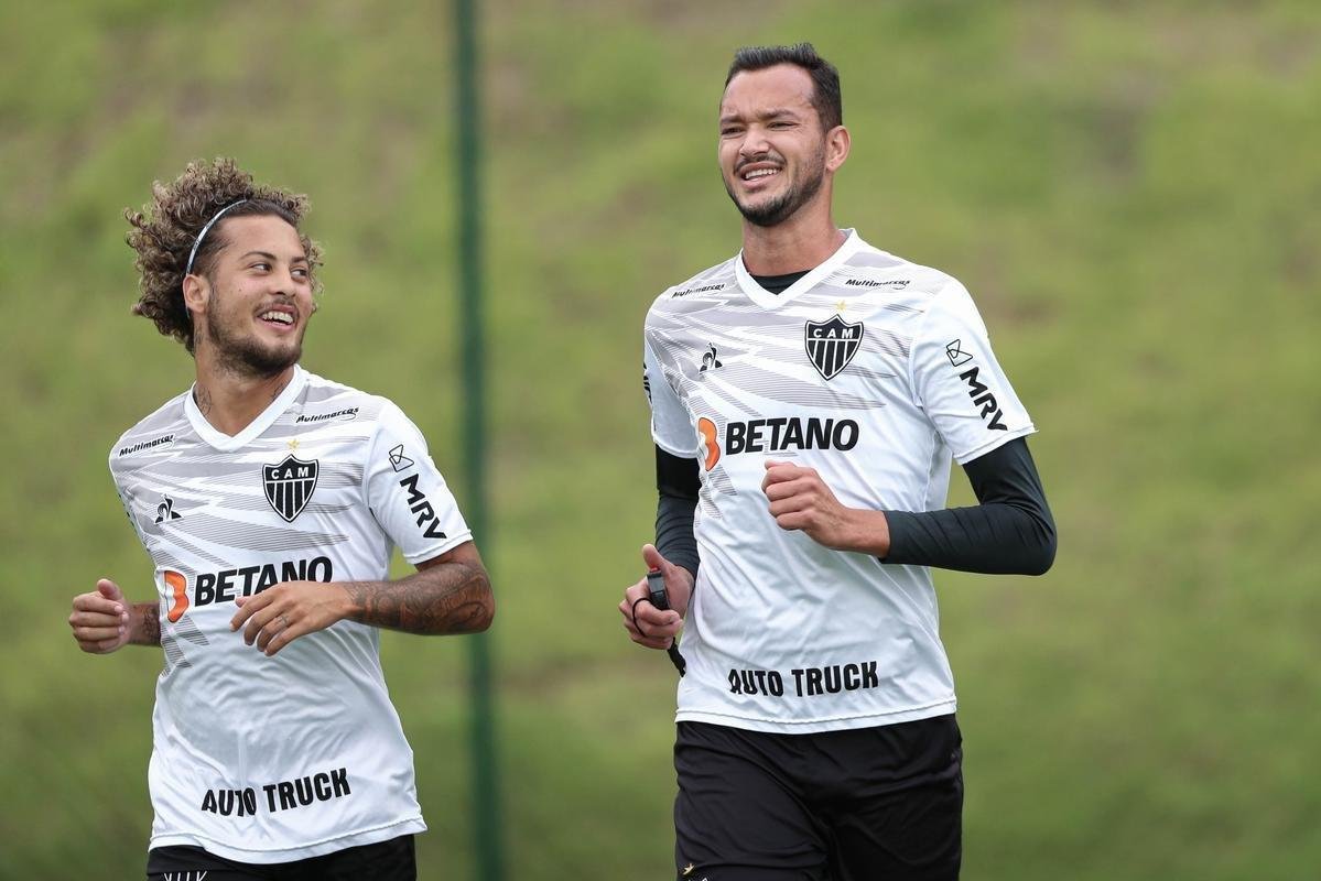 Treino do Atltico nesta tera-feira, 9 de maro de 2021