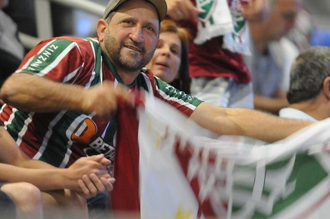 Fotos da torcida do Fluminense na partida de volta das oitavas de final da Copa do Brasil, no Mineiro, contra o Cruzeiro