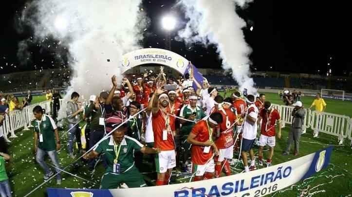 Boa vence Guarani por 3 a 0 e é campeão da Série C (crédito: Lucas Figueiredo/CBF/Divulgação)