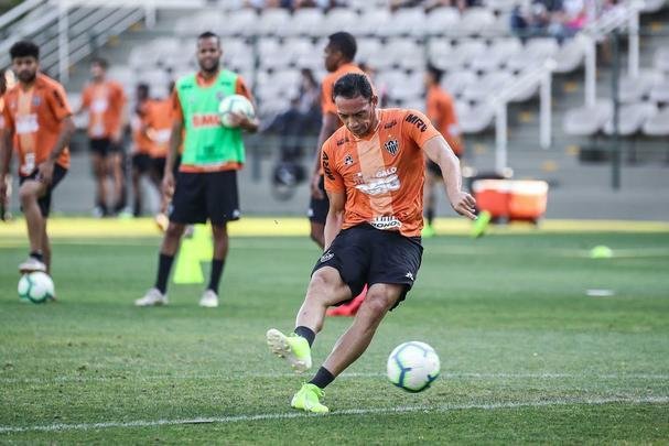 Fotos do último treino do Atlético antes do jogo com o Grêmio