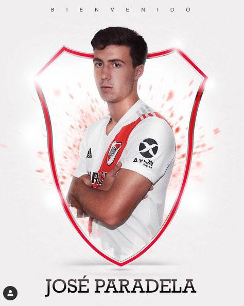 José Paradela, meia (River Plate, da Argentina)