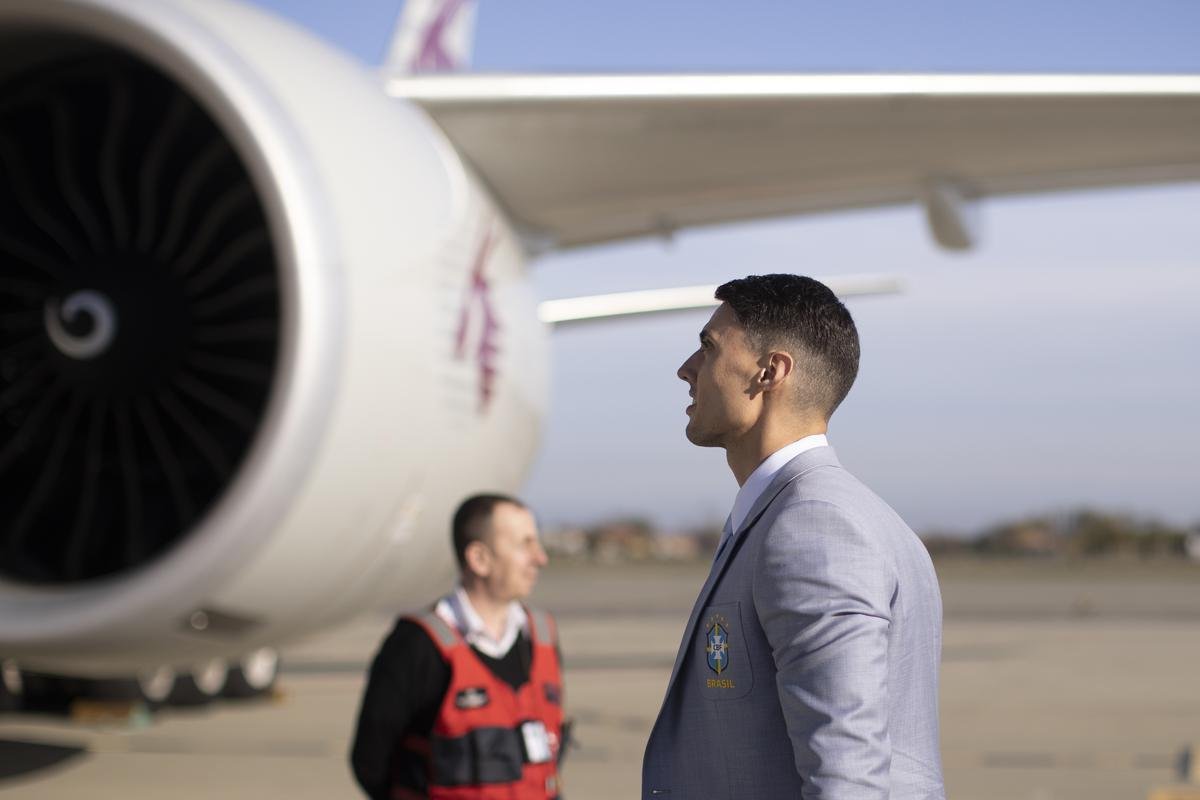 Seleo Brasileira embarca para o Catar