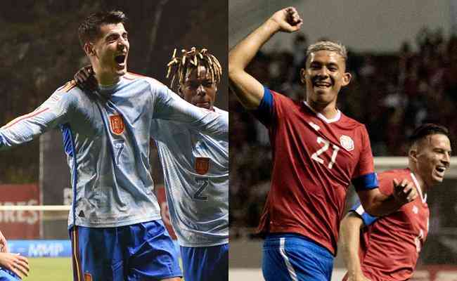 Espanha e Costa Rica se enfrentaro no Grupo E da Copa do Mundo