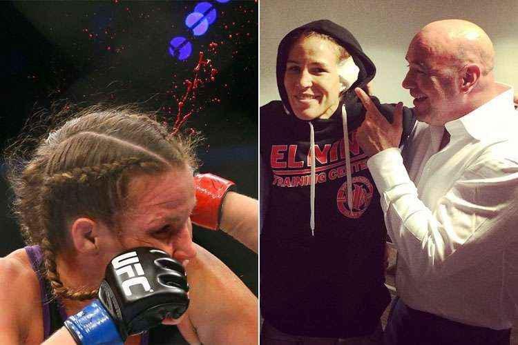 Leslie Smith sofreu um ferimento grave na orelha esquerda em derrota para Jessia Eye, em 2015