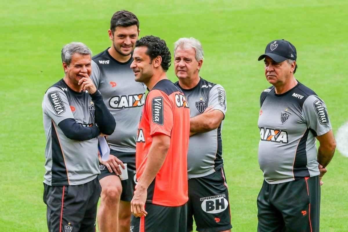 Novo atacante do Atltico participou de ltimo treino antes de clssico contra o Cruzeiro