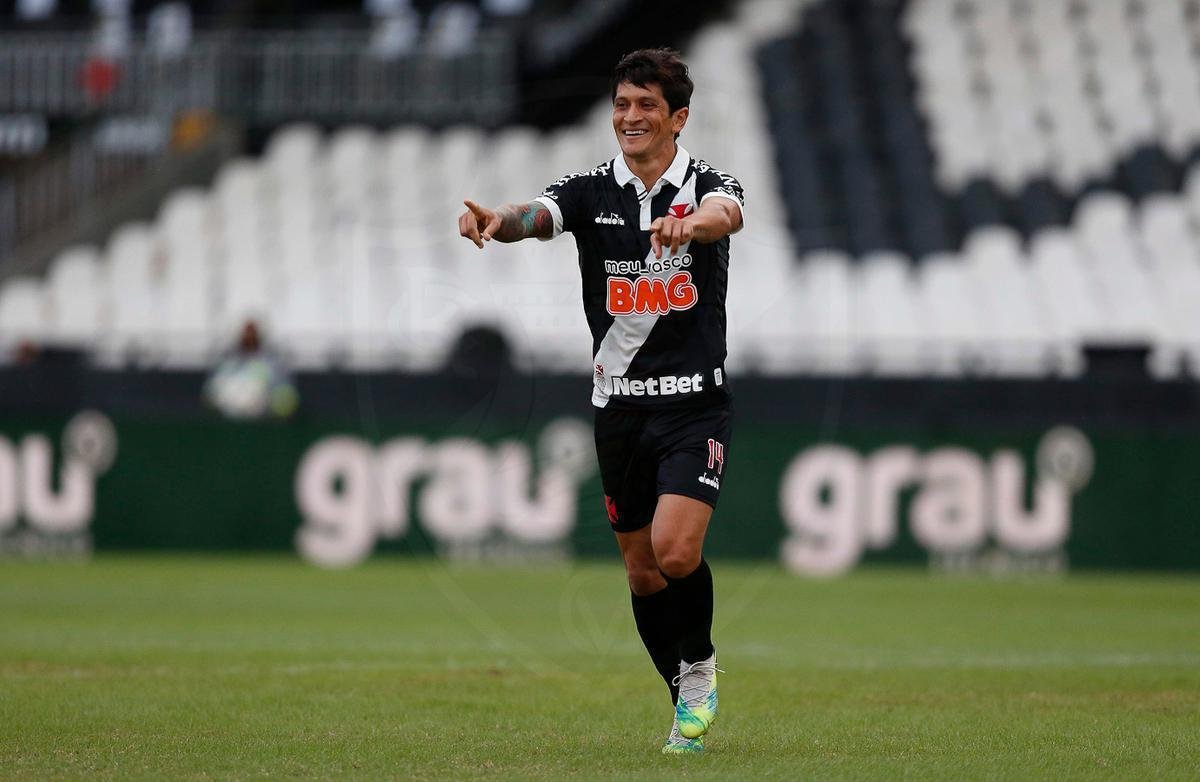 #4 - Germn Cano (Vasco) - 20 gols em 36 jogos - mdia de 0,55 por jogo