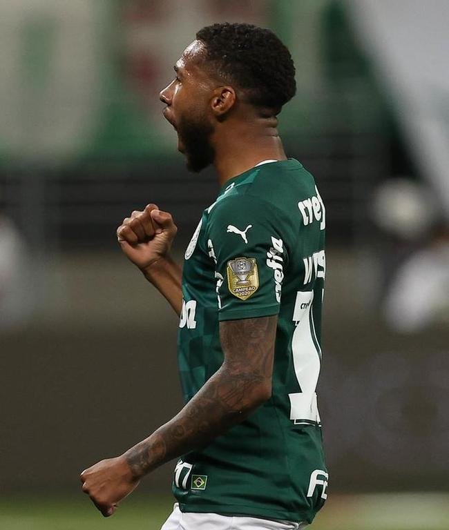 Wesley abriu o placar para o Palmeiras no Allianz Parque: 1 a 0