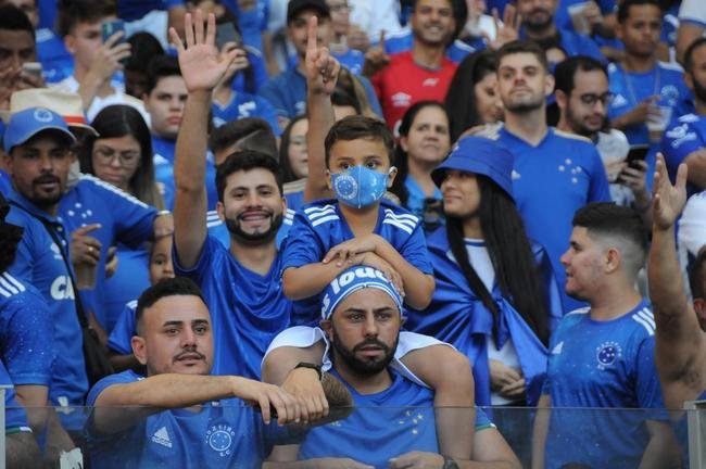Fotos da torcida do Cruzeiro, no Mineiro, na partida contra a Ponte Preta pela 13 rodada da Srie B do Campeonato Brasileiro. Mineiro recebeu grande pblico mais uma vez