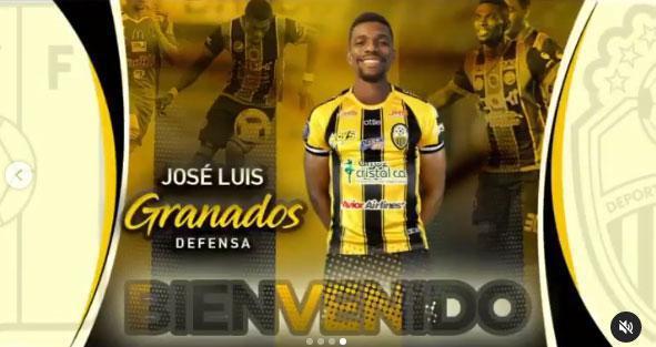 Jose Luis Granados, lateral-esquerdo (Deportivo Táchira, da Venezuela)