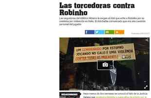 Ol (Argentina) - As torcedoras contra Robinho
