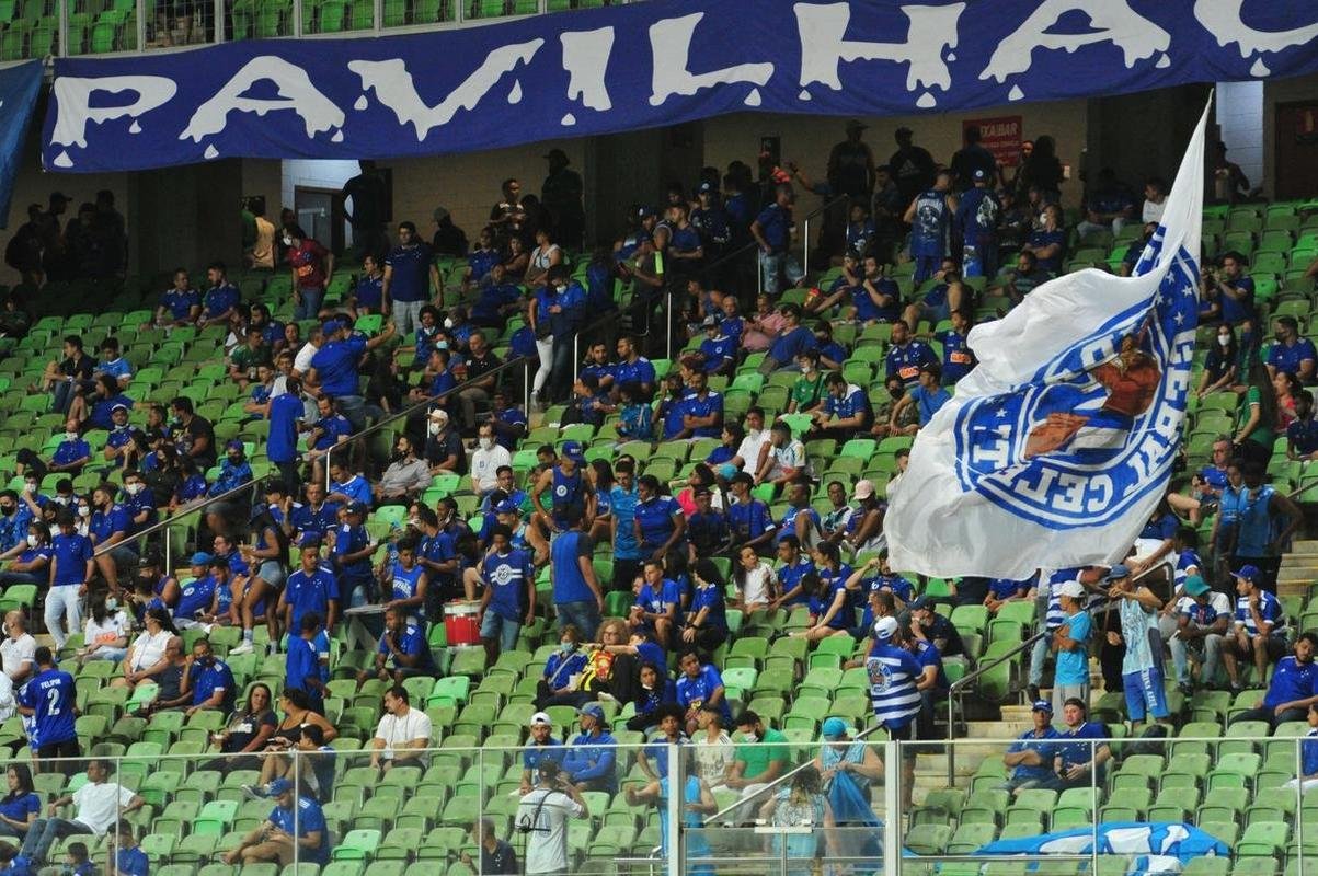 Torcida do Cruzeiro durante partida contra o Remo, no Independncia, em BH, pela 32 rodada da Srie B
