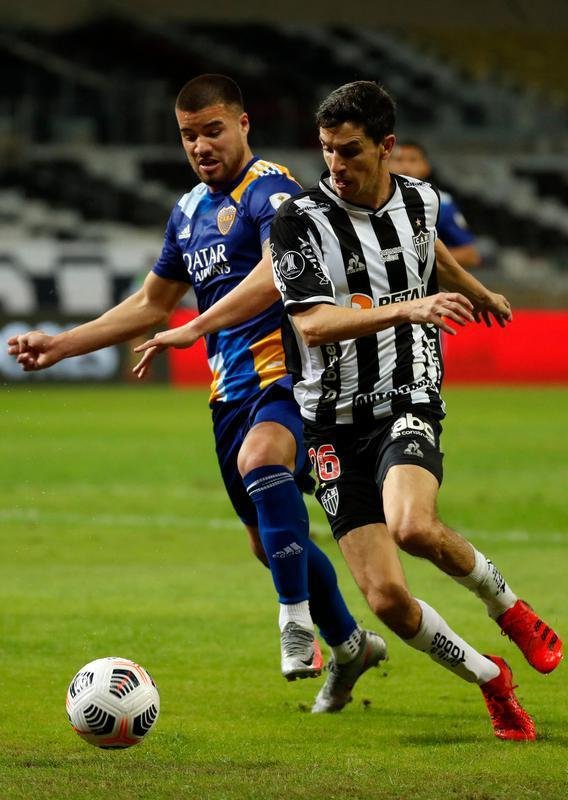 Fotos do jogo entre Atltico e Boca Juniors, no Mineiro, em Belo Horizonte, pela volta das oitavas de final da Copa Libertadores 2021