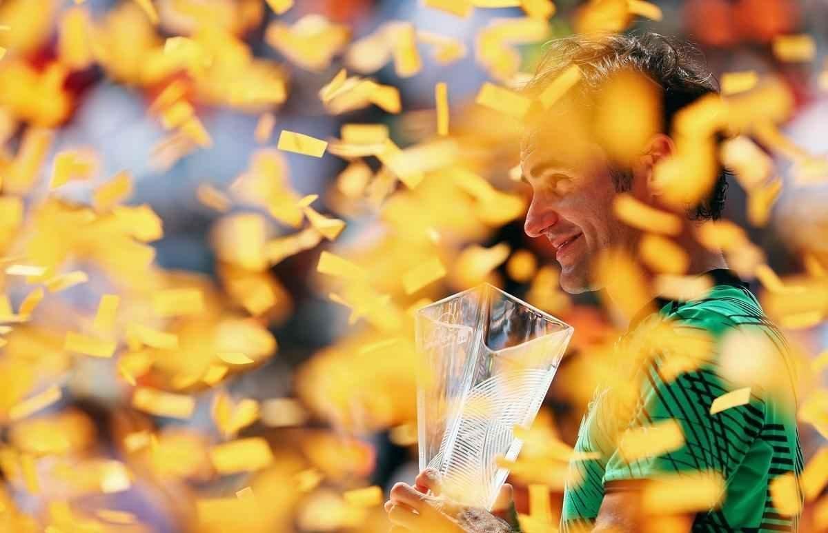 Aps levar a melhor sobre o espanhol na deciso do Aberto da Austrlia e em Indian Wells, Federer provou que est em tima forma superando o rival novamente, desta vez por 2 sets a 0, parciais de 6/3 e 6/4, em uma hora e 35 minutos de partida.