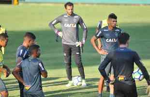 Jogadores do Atltico treinaram na tarde desta quinta-feira, dia seguinte ao empate por 0 a 0 com a Chapecoense