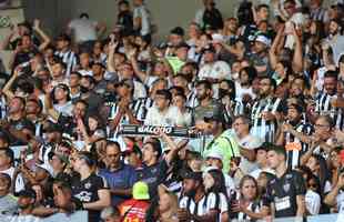 Fotos da torcida do Atltico, no Mineiro, no jogo de ida da semifinal do Campeonato Mineiro, contra a Caldense