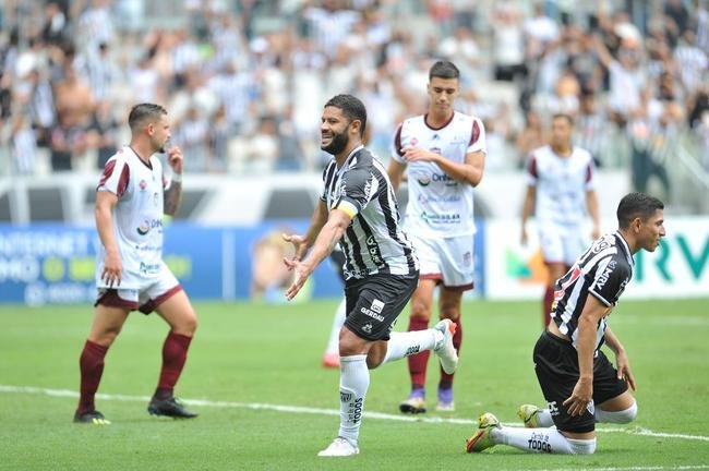 Fotos do jogo entre Atltico e Patrocinense, pelo Campeonato Mineiro