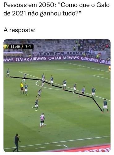 Veja os memes da goleada do Atlético por 4 a 0 diante do Athletico-PR no jogo de ida da final da Copa do Brasil