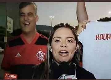 Jornalista da ESPN, Jéssica Dias foi assediada por um torcedor rubro-negro durante reportagem sobre a chegada da torcida para o jogo decisivo da Libertadores 