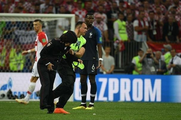 Fotos da final da Copa do Mundo, entre Frana e Crocia, em Moscou 