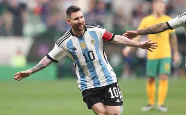 Messi voltou a brilhar pela seleo argentina