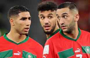 No Estdio Cidade da Educao, Marrocos e Espanha se enfrentam pelas oitavas de final da Copa do Mundo do Catar