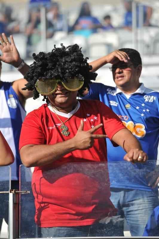 Torcedores de Cruzeiro e Botafogo, no Mineiro, em duelo pela 19 rodada do Brasileiro